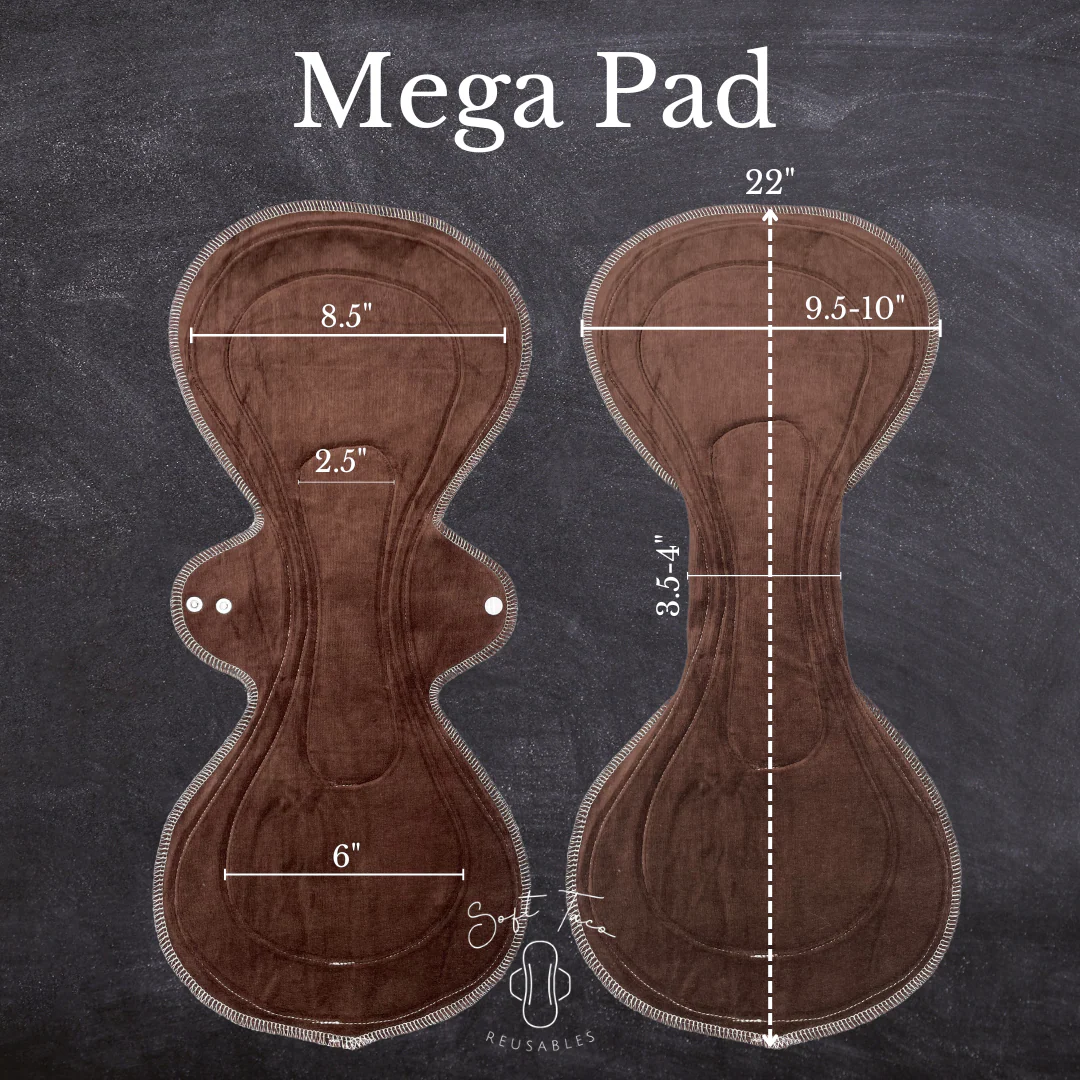 Mega Pad Navy Velour - SINGLE PAD - MADE TO ORDER - Image 4